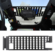 Barre portatutto hardtop Molle rack piastra portapacchi per 07-18 Jeep Wrangler JK 4Dr