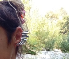 Orecchino Singolo FULMINE- DONNA- RAGAZZA- UNISEX- IDEA REGALO