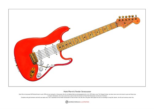 Hank marvin fender - hank, marvin's