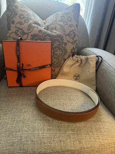 Hermès white gold reversible - white-gold,
