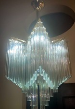 lampadario stile Venini Vetri