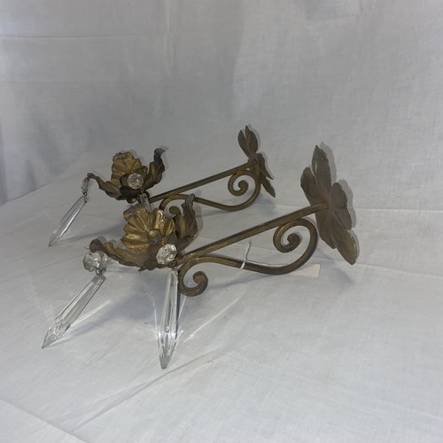 Coppia applique foglia - di,