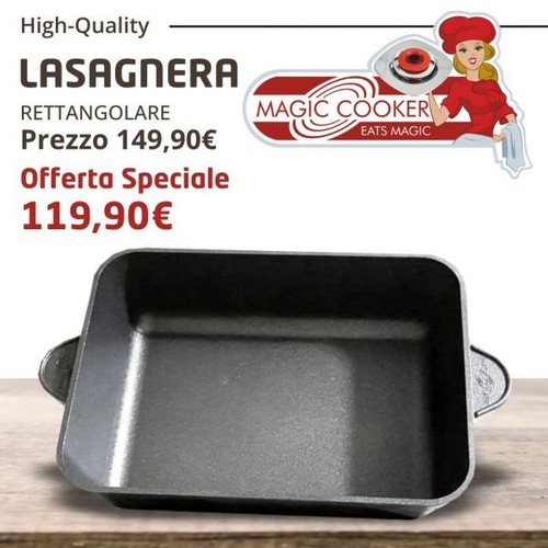 Lasagnera diamante tornita - lasagnera,