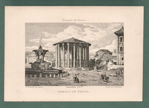 Incisione antica roma domenico - incisione,