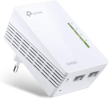 TP-Link AV600 WLAN Wi-Fi Powerline 600Mbits 2x LAN Ports Plug & Play WPA2 