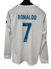Maglia bianca autografata Cristiano Ronaldo firmata a mano #7 BAS COA