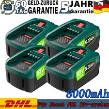 Batteria 8000 mAh per Gardena P4A GLORIA/Gardena PBA PSB PSR sistema 18 V batteria di ricambio