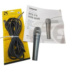 Microfono dinamico Shure Beta 57A con cavo usato buone condizioni Professional V