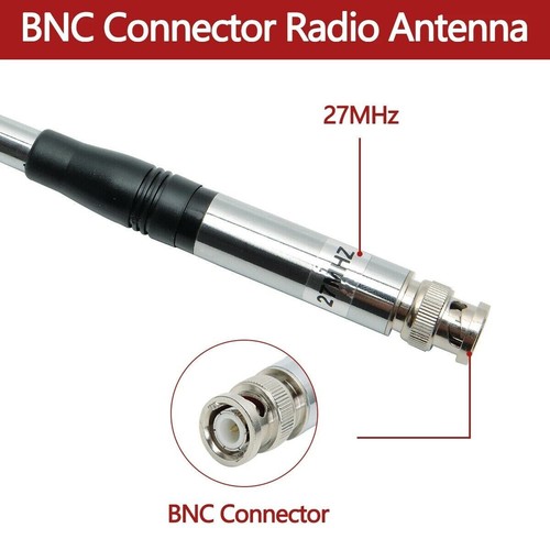 Antenna telescopica 27mhz bnc - antenna,