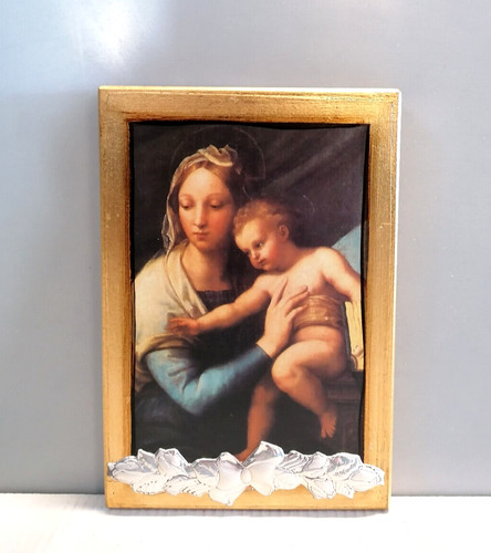 Quadro con inserti - in, argento