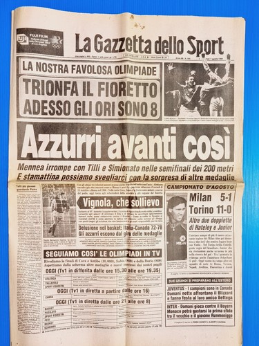 Gazzetta dello sport agosto - dello,