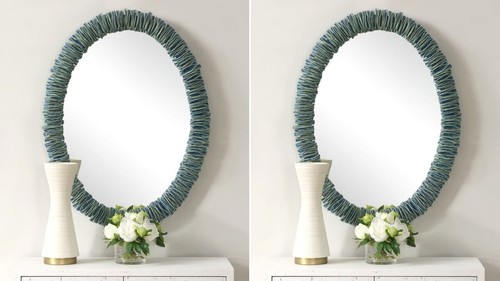 Due specchi parete moderni - parete,