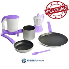 MAX ITALIA Set Colazione KIT 5 Pezz edizione limited caffettiera creppiera padel