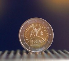 MONETA 2 EURO COMMEMORATIVA ITALIA 2015 EXPO - NUTRIRE IL PIANETA
