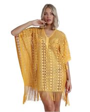 Abito Copricostume donna modello caftano con frange di Admas Art. 19734