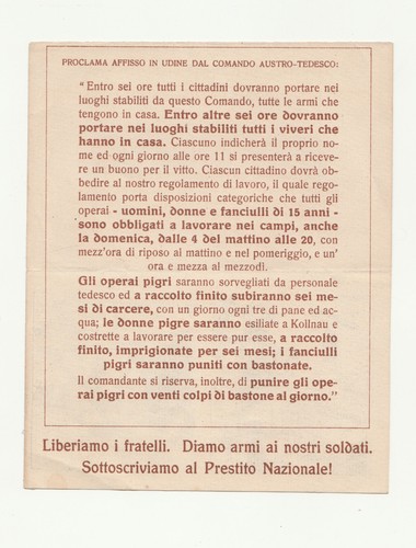 Cartoncino propaganda contro - propaganda,