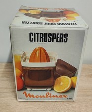 Moulinex Citruspers Spremiagrumi Vintage Space Age Arancione Modernariato