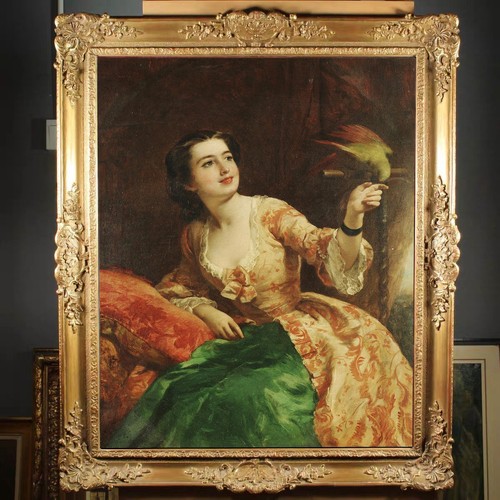 Dama dipinta mano - dama, a