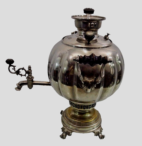 Antica teiera samovar - samovar, russa