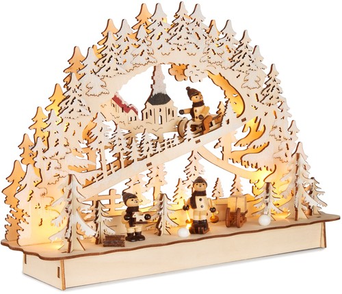 Arco candele led natalizie - arco,