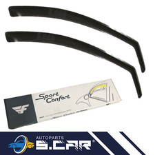 FARAD Deflettori Aria Per Fiat Punto 176 5P Antivento Antiturbo 12251 Neri Fume