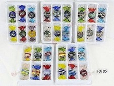 N.30 BOMBONIERA SEGNAPOSTO CARAMELLA Cm.6 VETRO MURANO 5 MODELLI 6 COLORI 40185