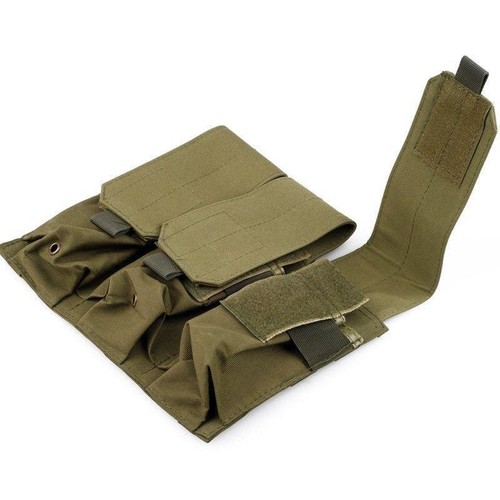 Tactical molle triple magazine - tactical,
