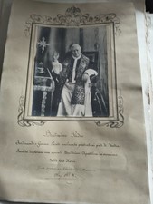 Firma Autografa Papa Piox