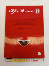press kit stampa originale 1989 Ginevra Alfa Romeo 33 75 164 Spider