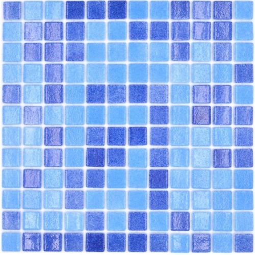 Mosaico per piscina - piscina, blu