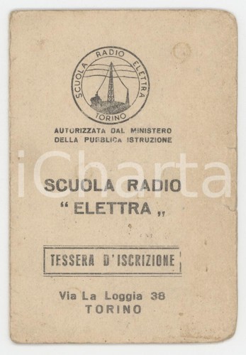 1954 torino scuola radio - torino,