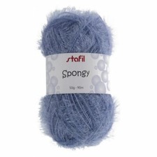 Filato Spongy Blu - Gomitolo