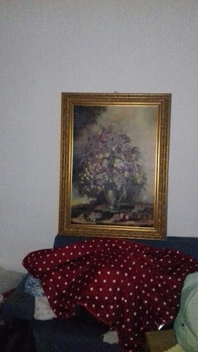 Quadro olio tela con - quadro, su