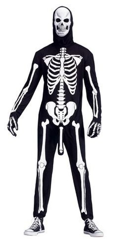 Costume scheletro skele - costume, skele-boner