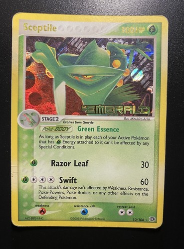 Pokemon card sceptile holo - card-sceptile, -holo-ex