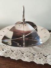 Lino Sabattini designer, Centrotavola/alzatina placcato argento