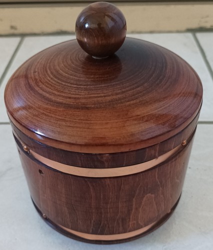 Scatola rotondo legno - scatola,