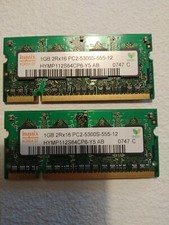 RAM 2GB DDR2 (2 x 1GB) PC2-5300S Notebook Portatile Lapdop