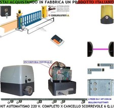 CANCELLO ELETTRICO SCORREVOLE