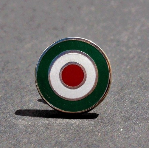 Italian flag vespa - italian, lambretta