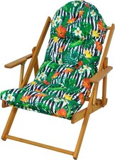 Lettino prendisole in legno