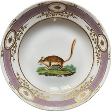 PIATTO IN PORCELLANA NAPOLI CAPODIMONTE no Del Vecchio Giustiniani