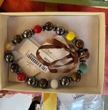 Bracciale Uomo Donna Elasticizzato pietre in cristalli