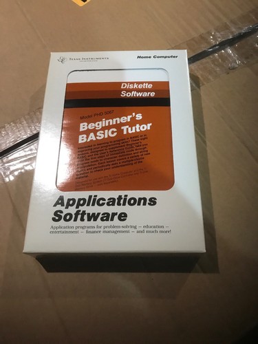 Nuovo come nos - nuovo, ti99-4a