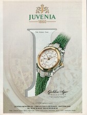 JUVENIA GOLDEN AGE COLLECTION OROLOGIO Pubblicità 1 pagina 1994 originale