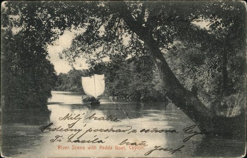 Scena del fiume - , ceylon