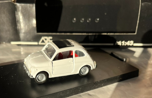 Modellino fiat 500 - modellino, bianco