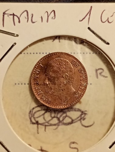 Moneta italia centesimo - italia, 1