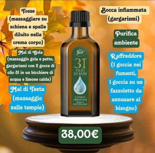 Olio just l unico - 31, l'unico