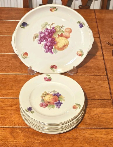 Set piatti frutta vintage